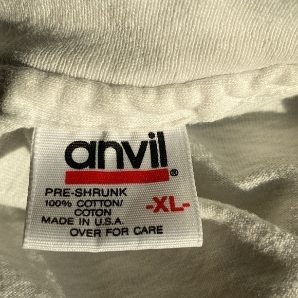 Vintage Anvil Nature Can't Be Restocked Zebra Code 90s Size XL - Picture 6 of 8